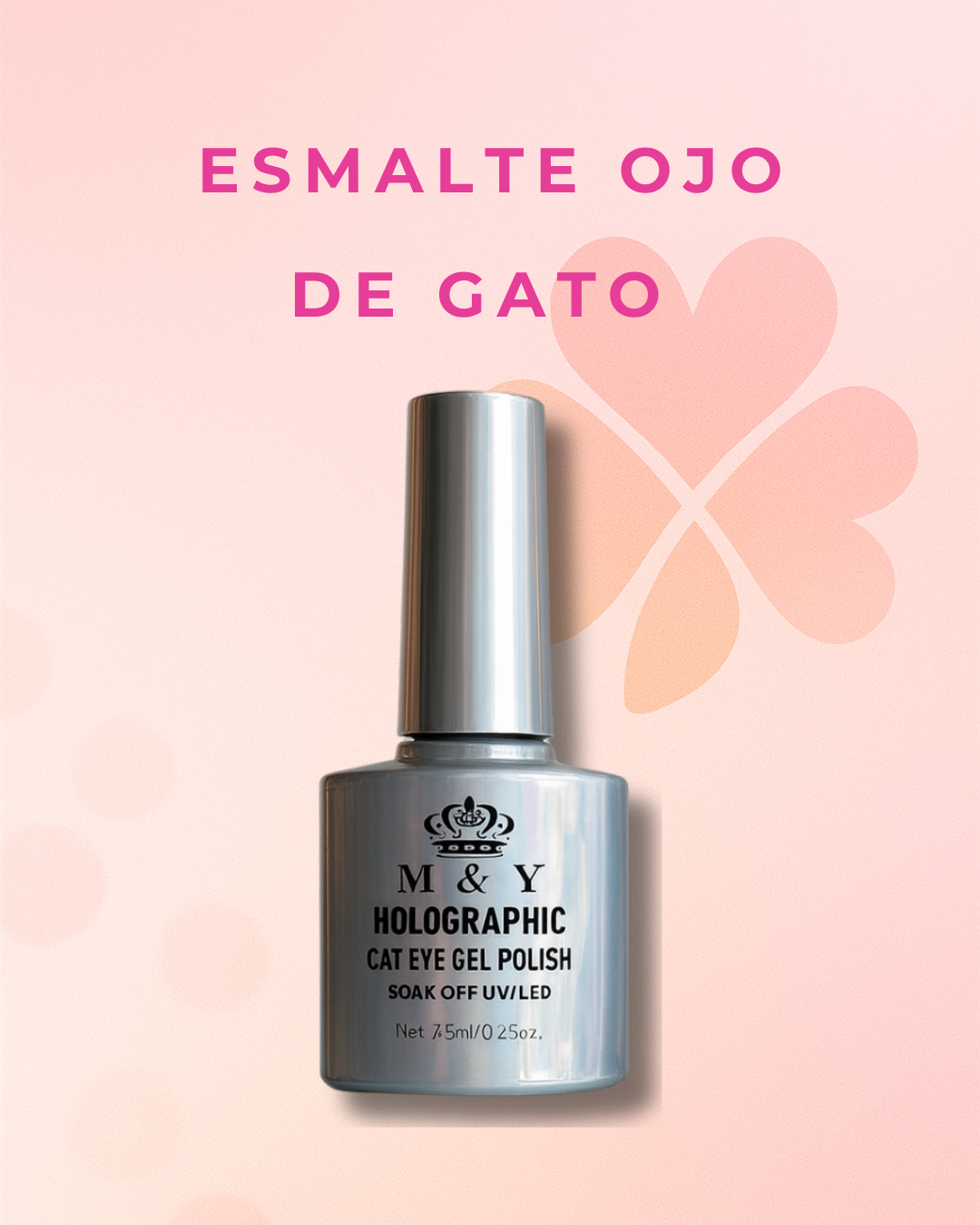 Esmalte Ojo de Gato Holográfico M&Y