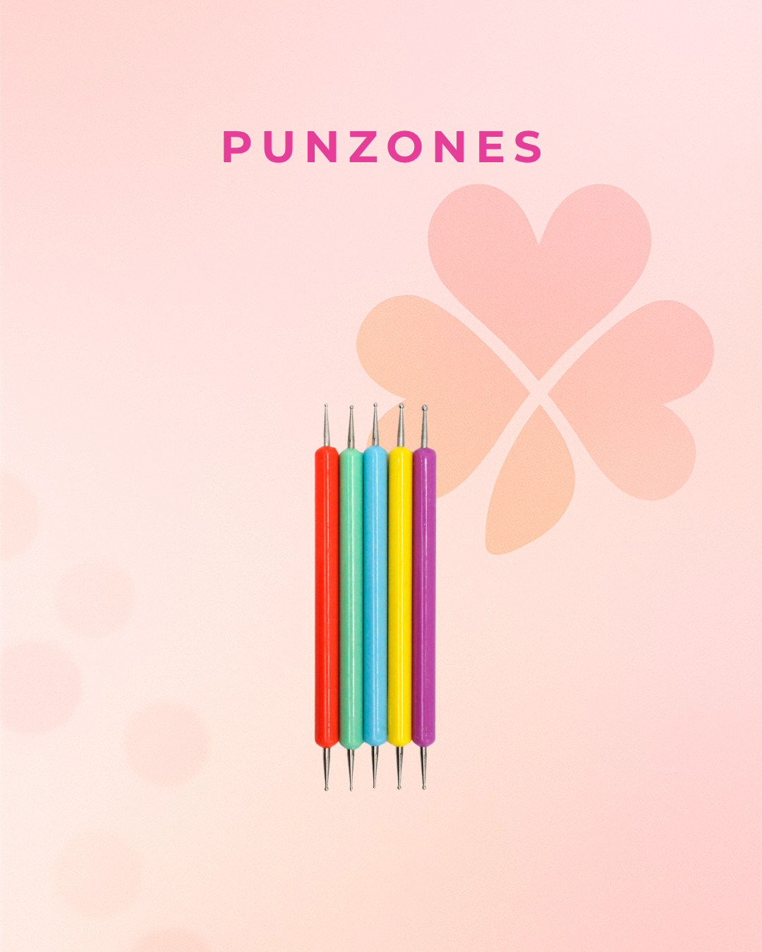 Punzones para Decoración de Uñas
