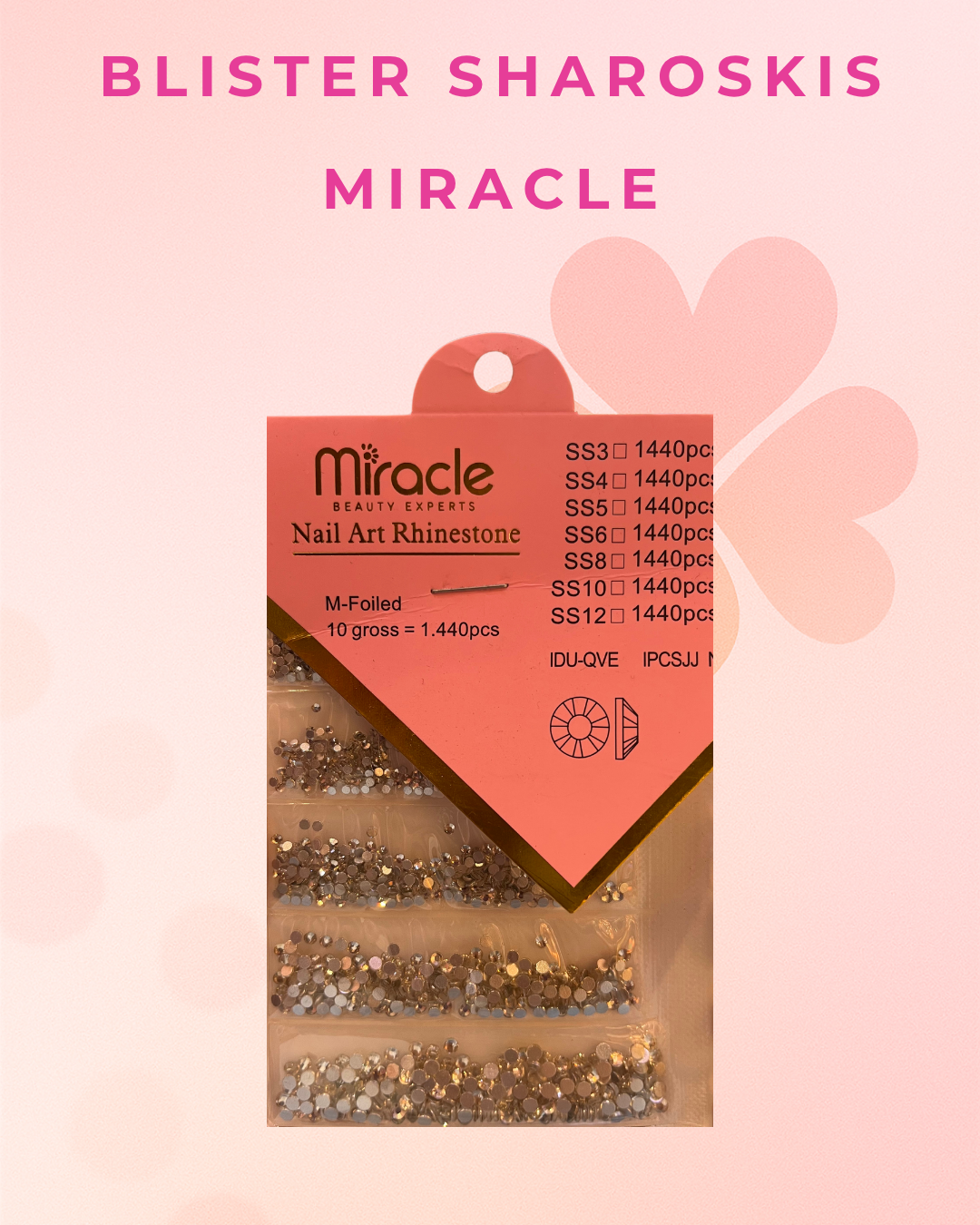 Blister Swarovski Miracle para Uñas