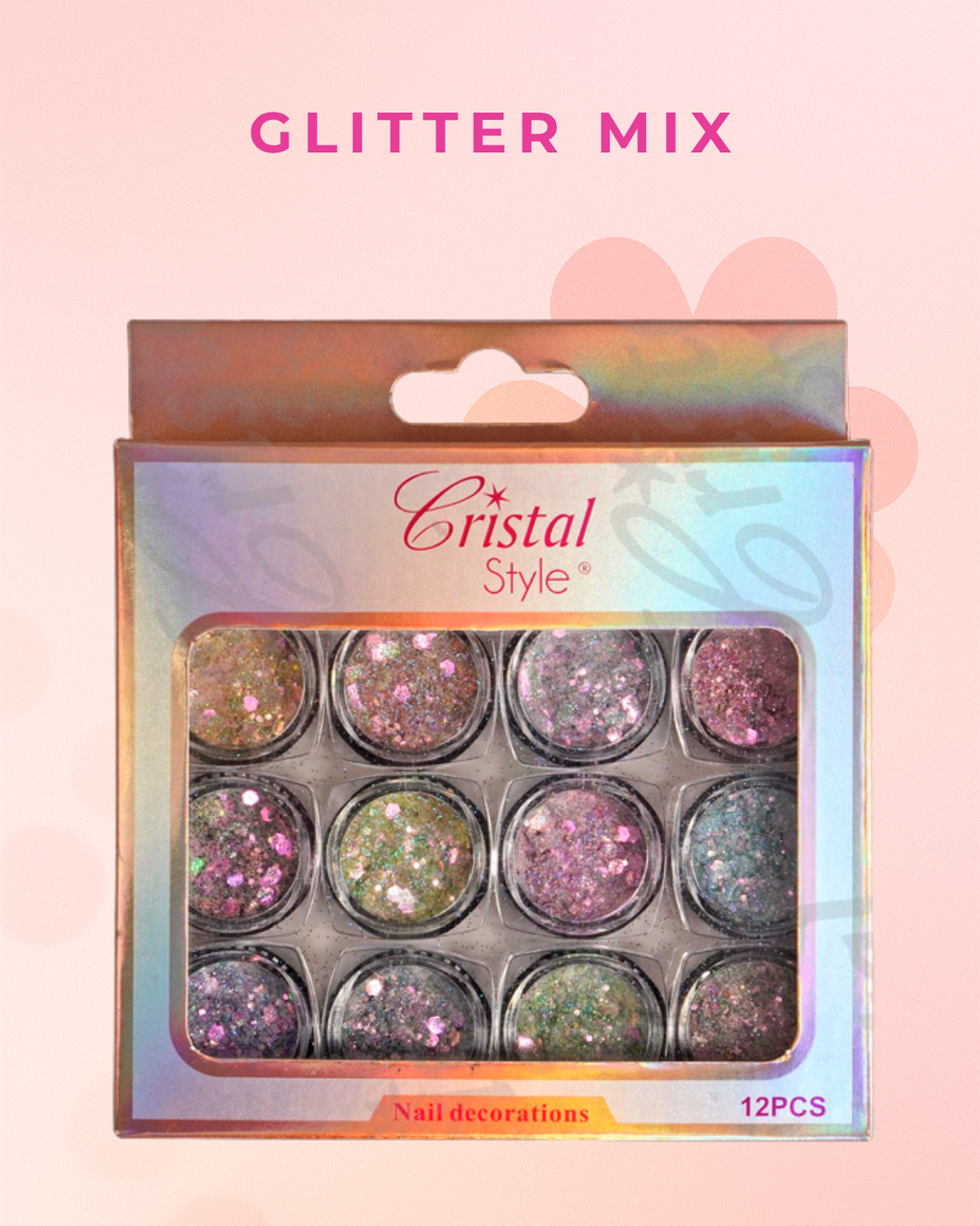 Glitter Mix para Uñas