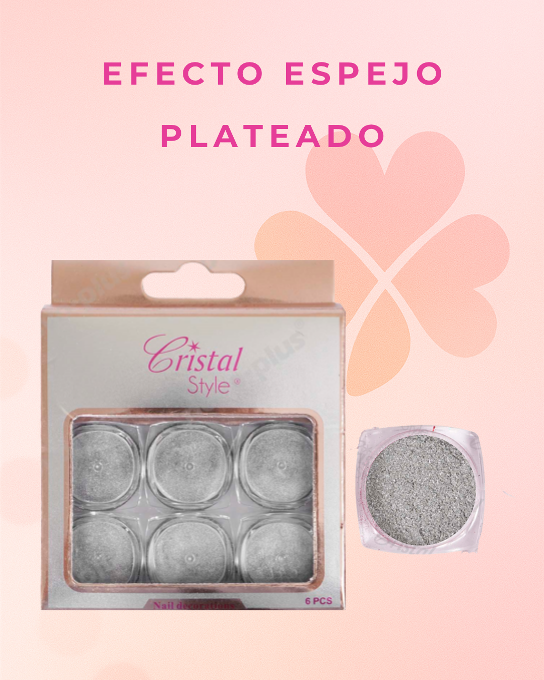 Efecto Espejo Plateado