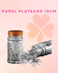 Papel Plateado 10 cm