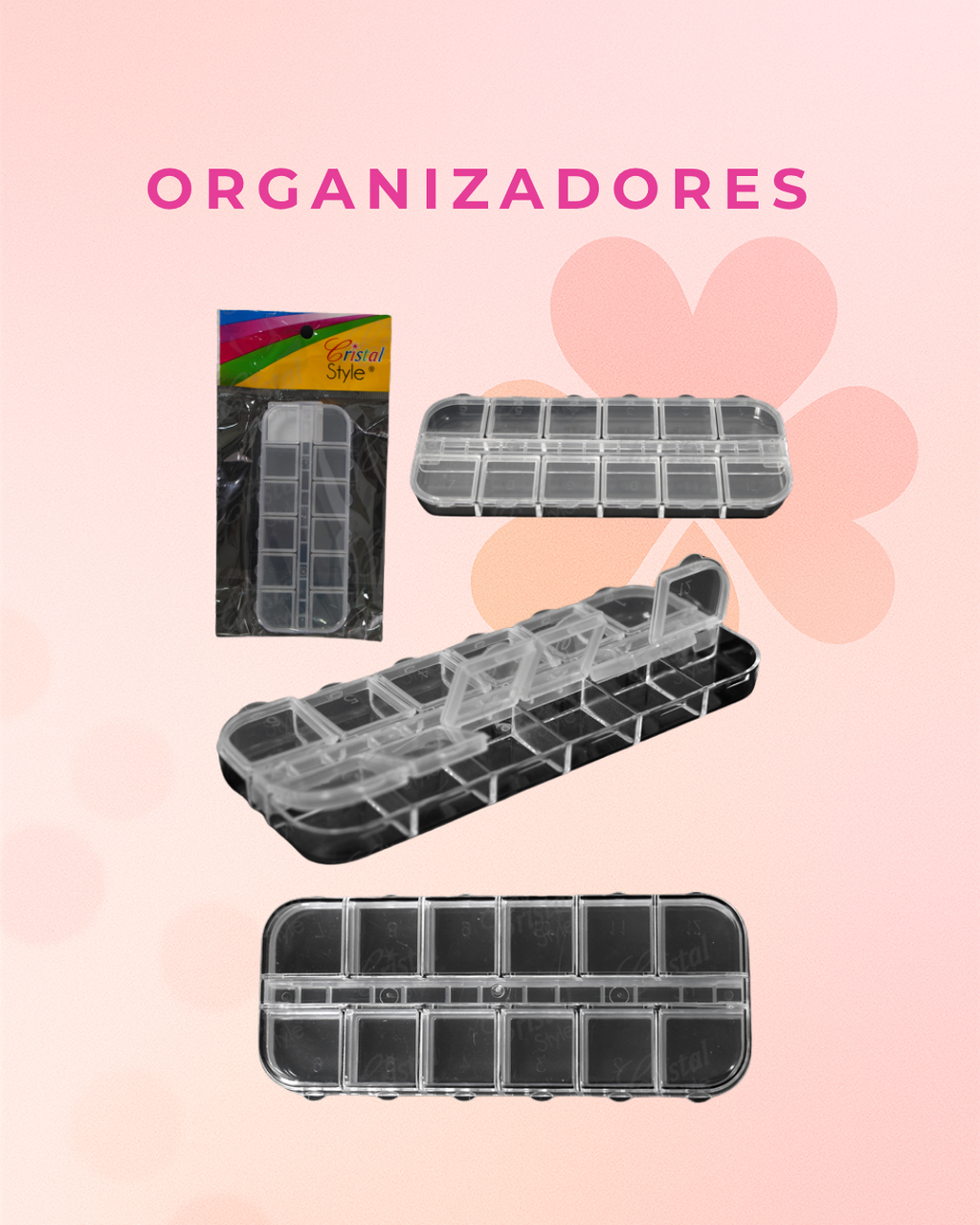 Organizadores para uñas y accesorios