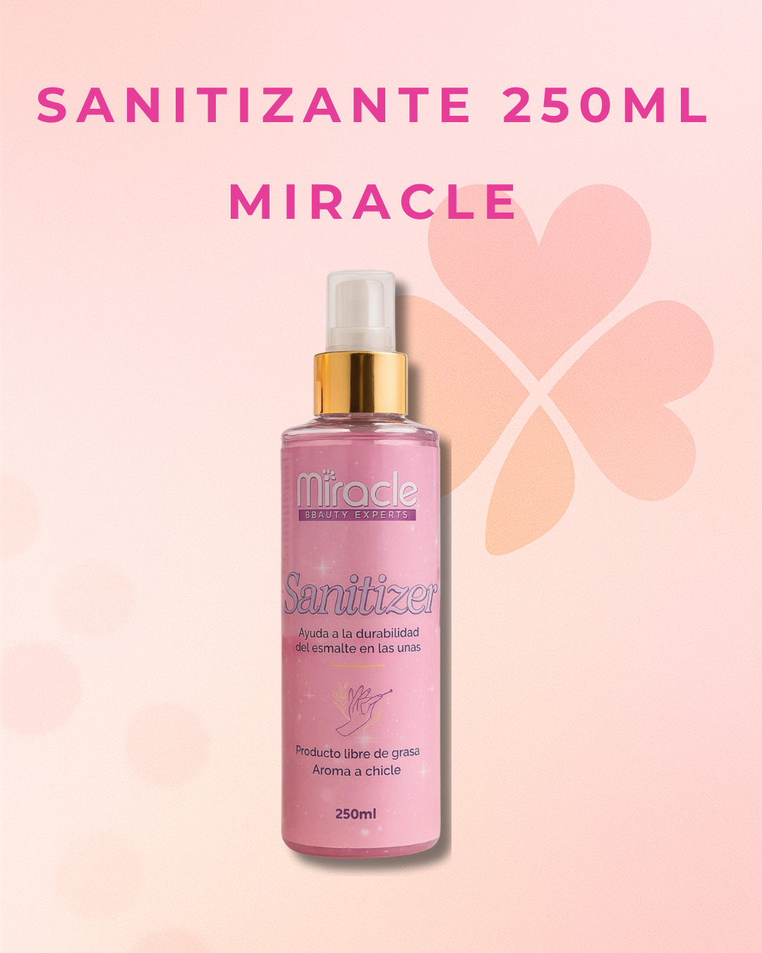 Sanitizante Miracle 250ml.