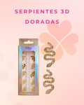 Apliques Serpientes 3D para Uñas