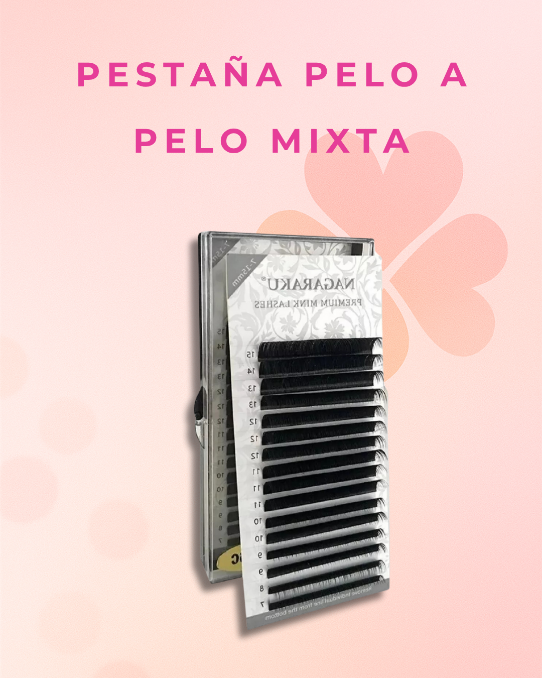 Pestañas Pelo a Pelo Mixtas