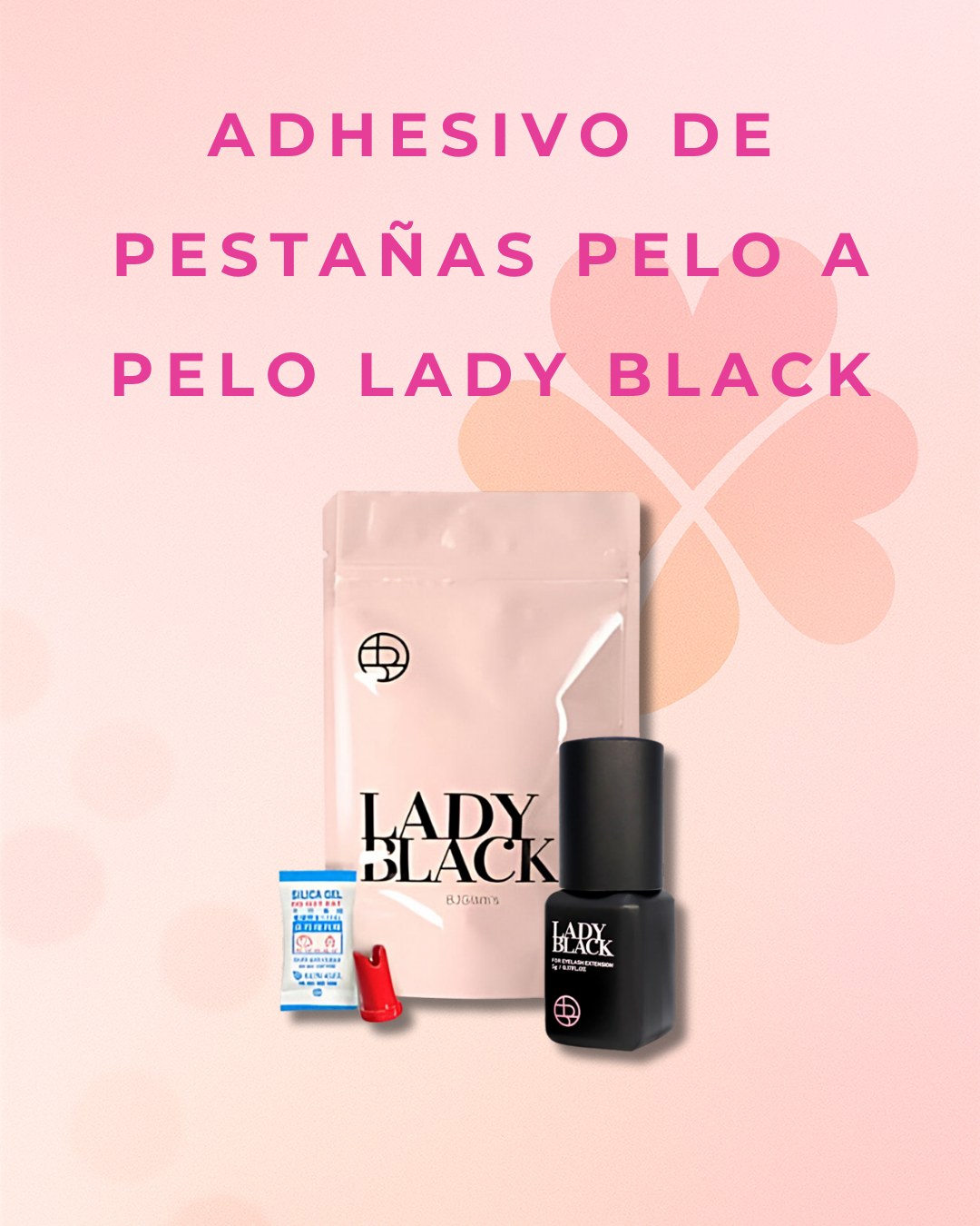 Adhesivo de Pestañas Pelo a Pelo Lady Black