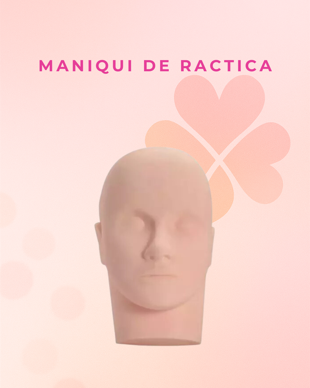 Maniquí de Práctica para Pestañas
