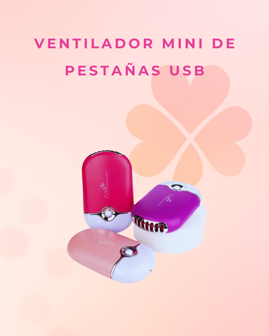 Ventilador Mini para Pestañas USB