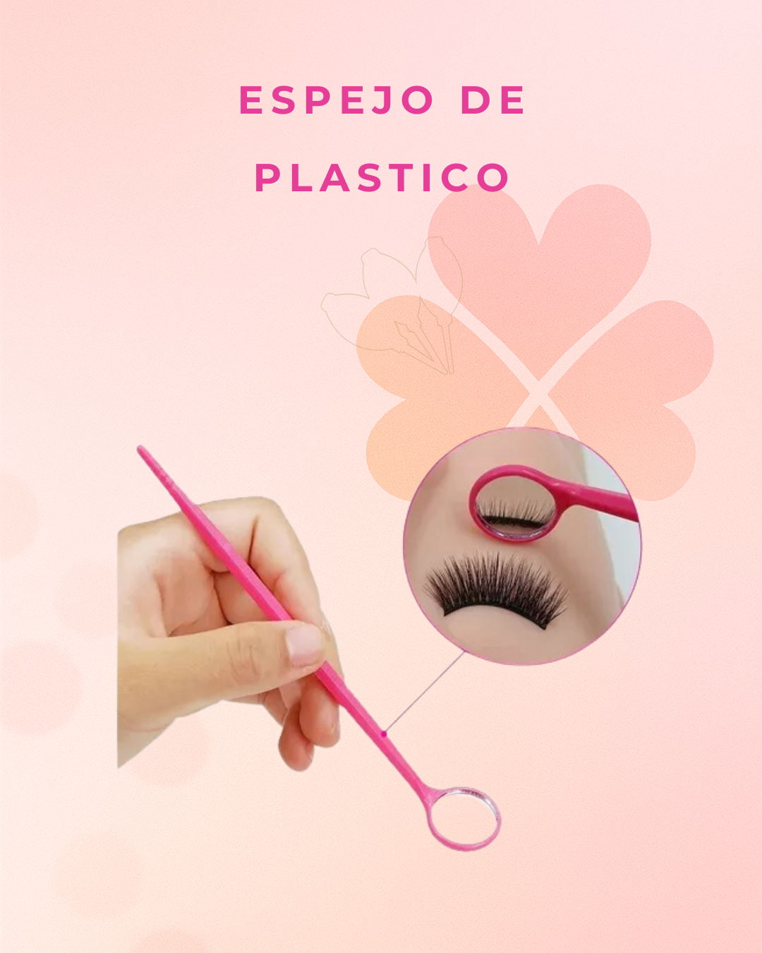 Espejo de Plástico para Pestañas