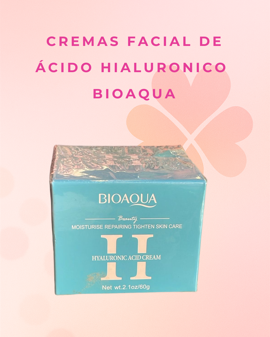 Cremas facial de Ácido hialuronico  Bioaqua