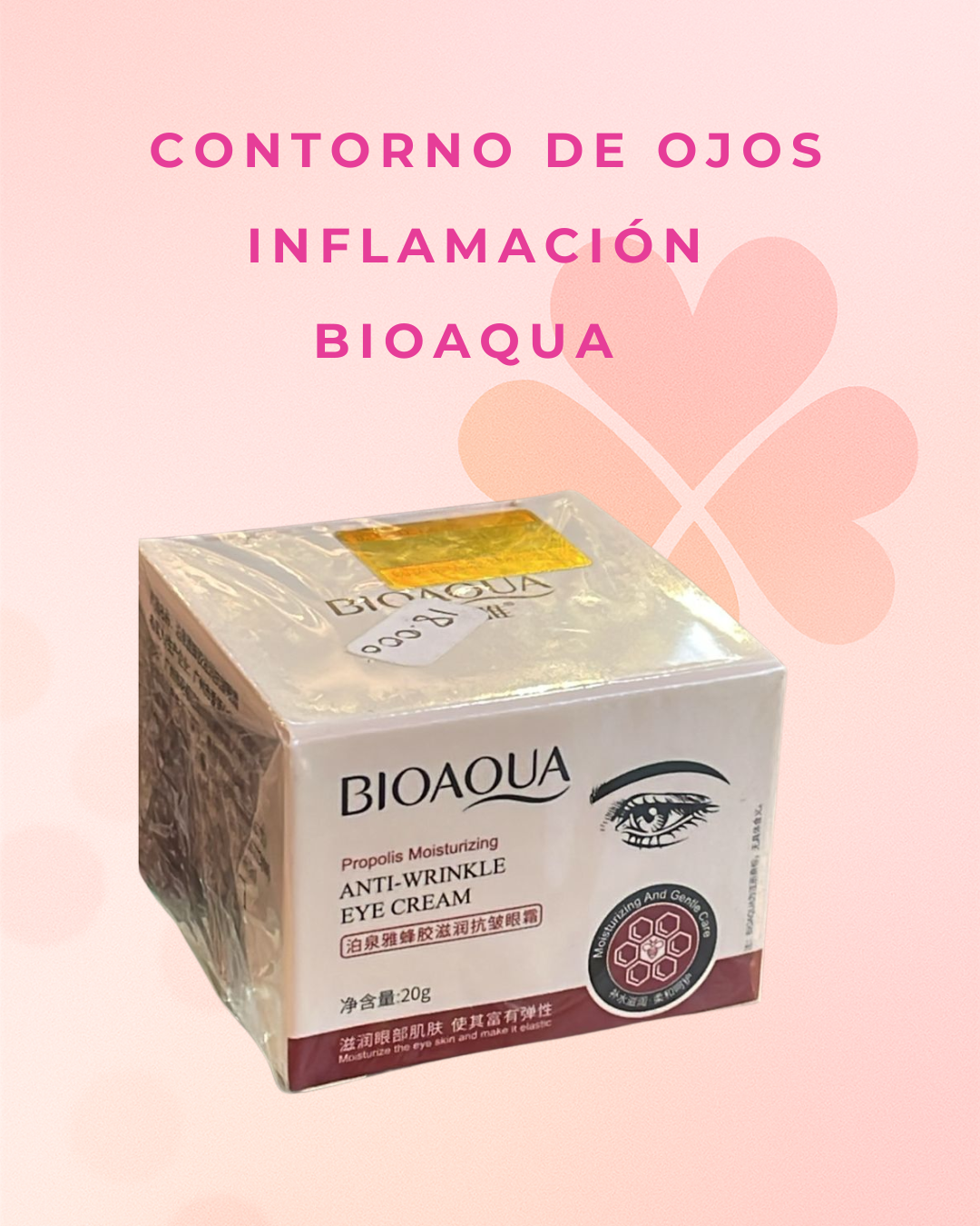 Contorno de ojos inflamación  Bioaqua