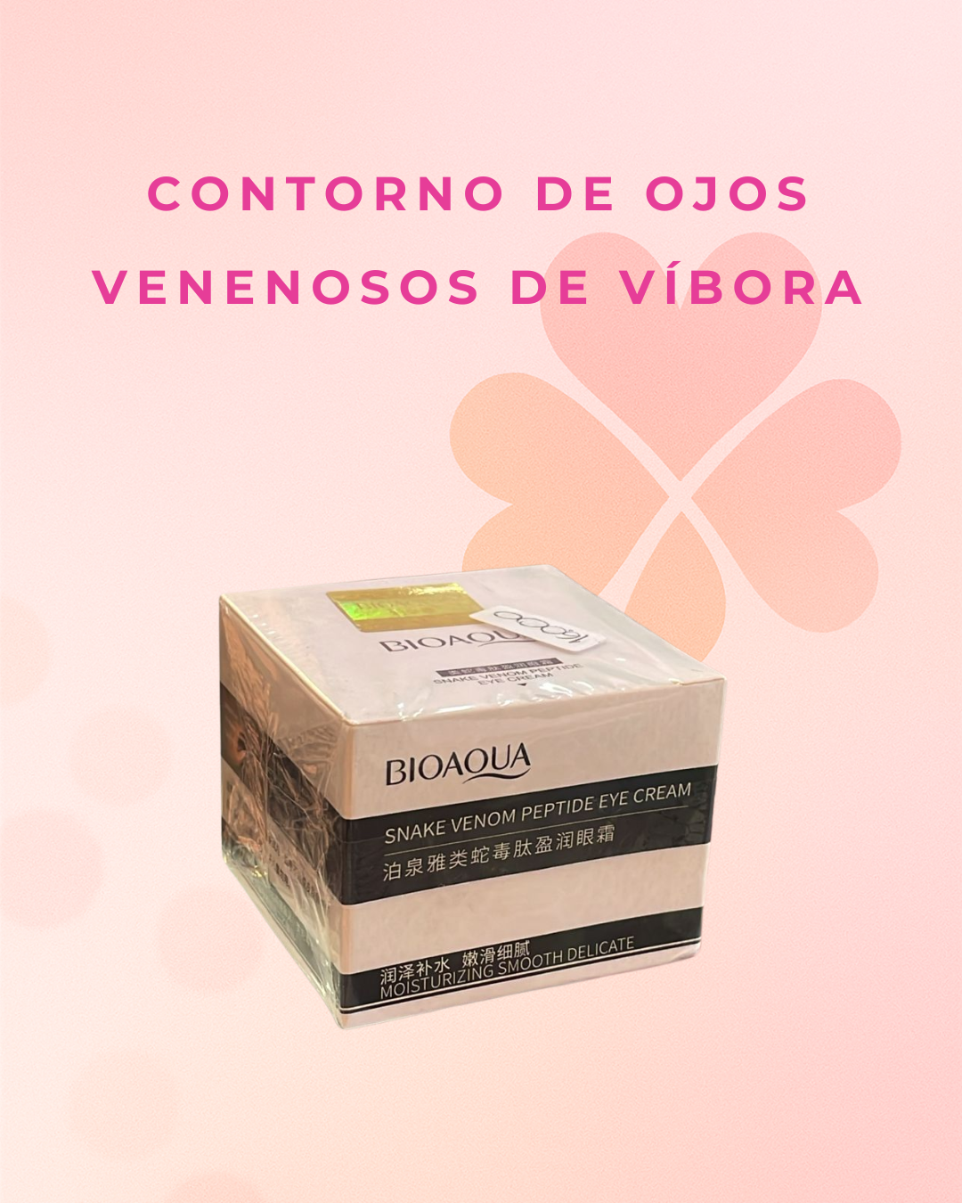 Contorno de ojos venenosos de víbora