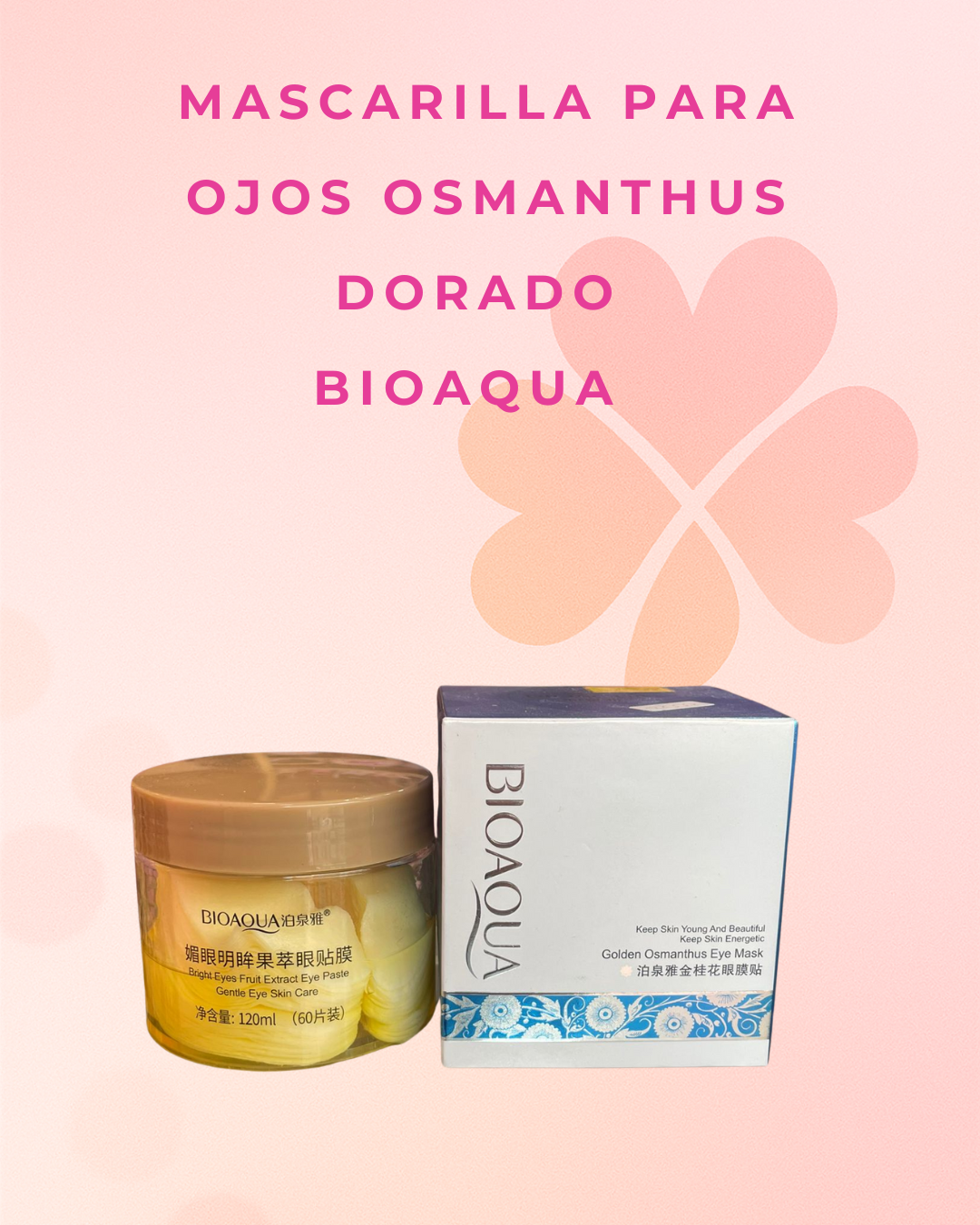 Mascarilla para Ojos Osmanthus Dorado Bioaqua