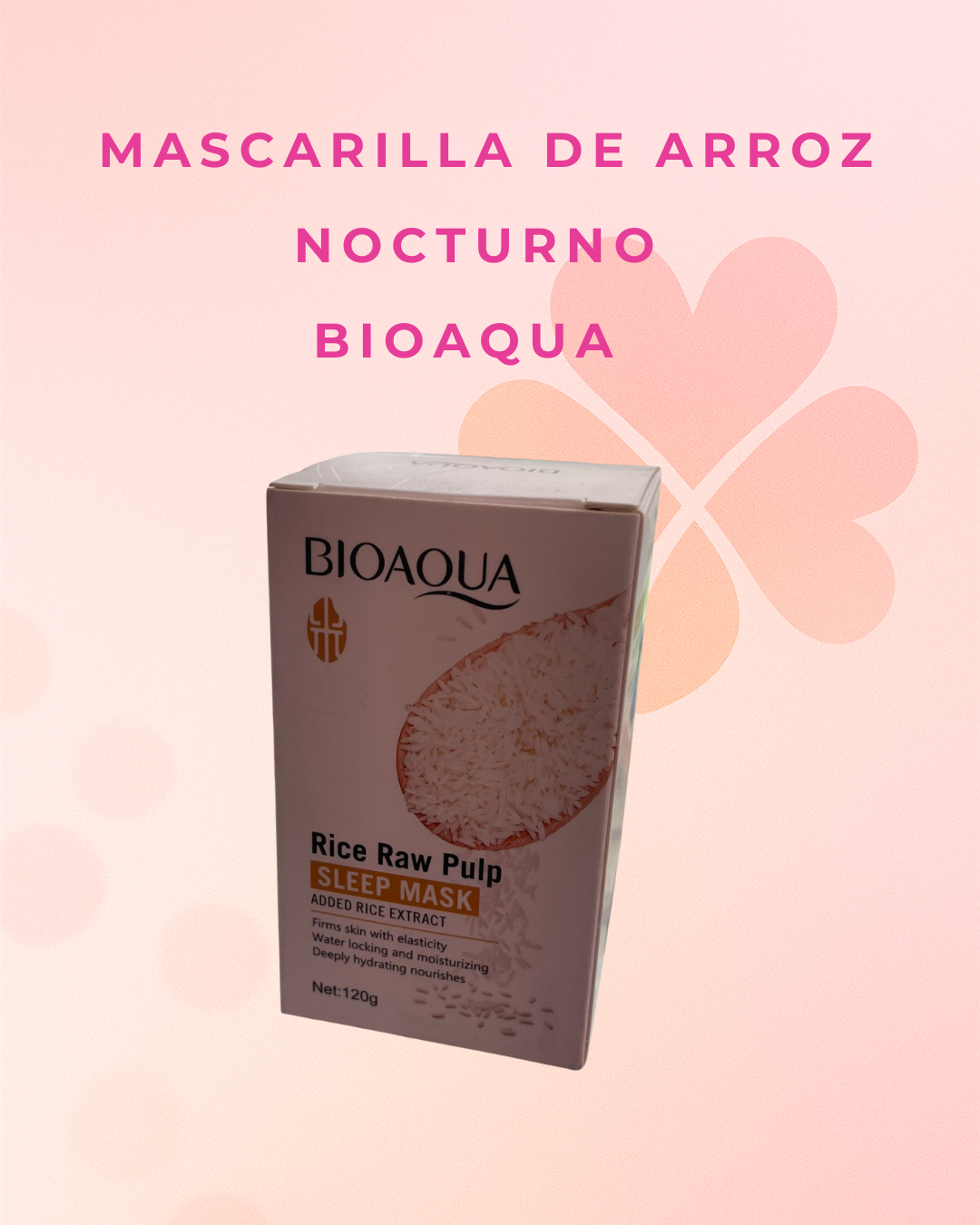 Mascarilla de arroz nocturno  Bioaqua