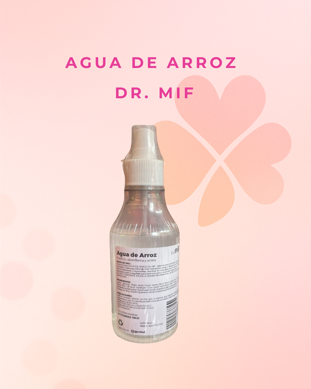Agua de arroz  DR. Mif