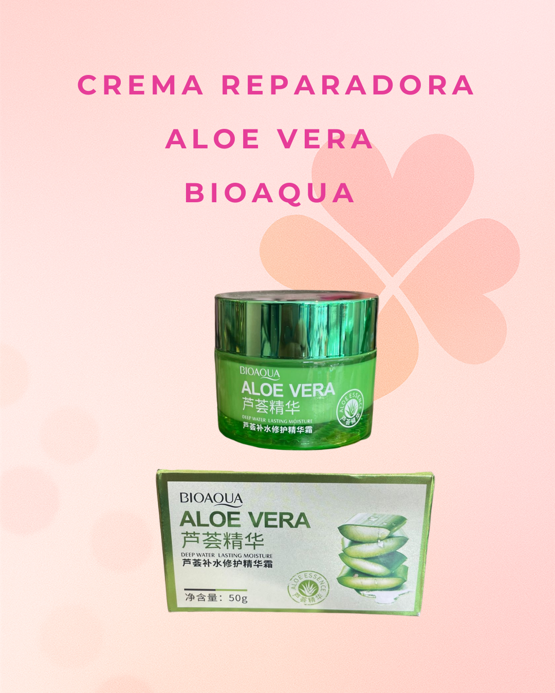 Crema reparadora aloe Vera  Bioaqua