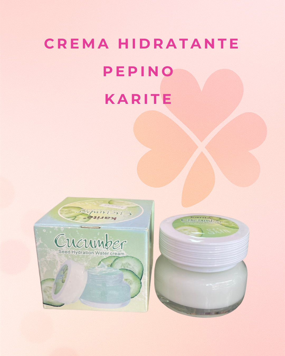 Crema hidratante pepino  Karite