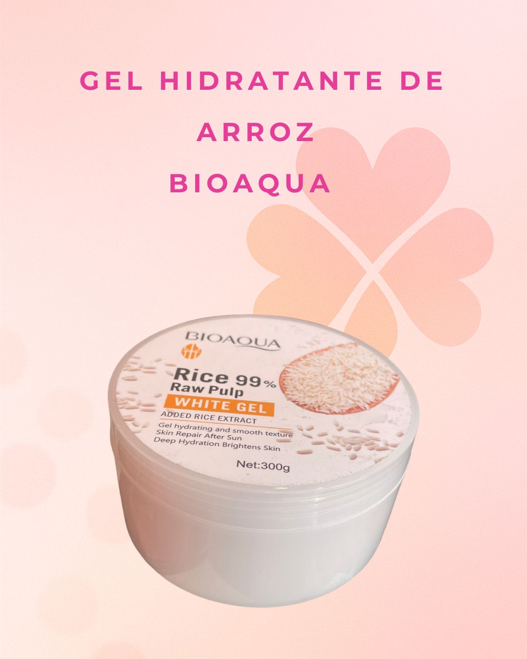 Gel hidratante de arroz  Bioaqua