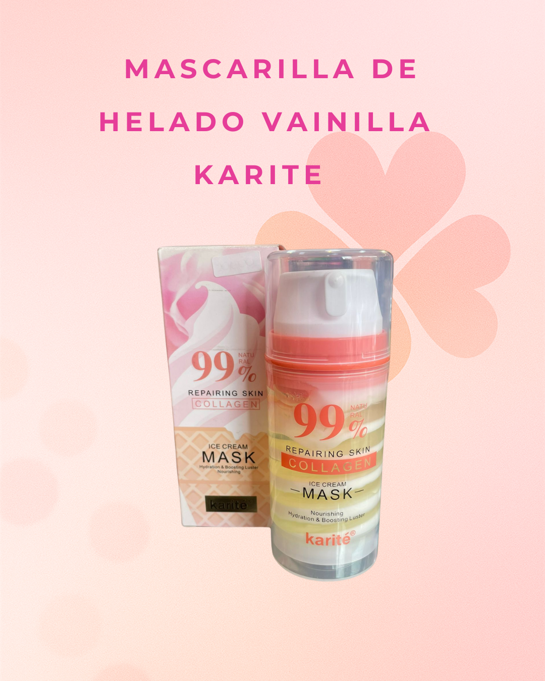 Mascarilla de helado vainilla  Karite