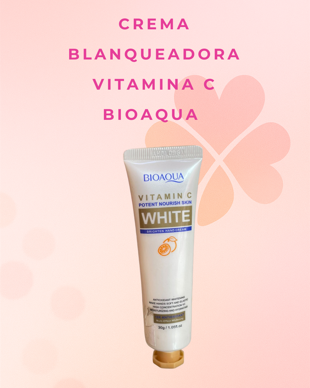 Crema blanqueadora vitamina C Bioaqua