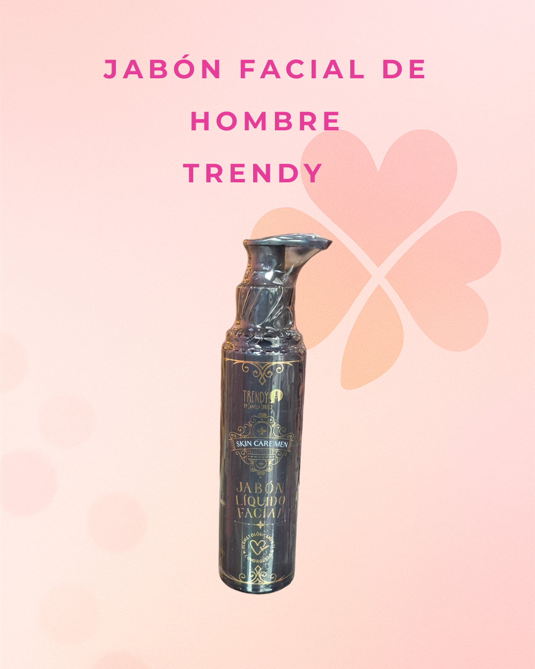 Jabón facial de hombre Trendy