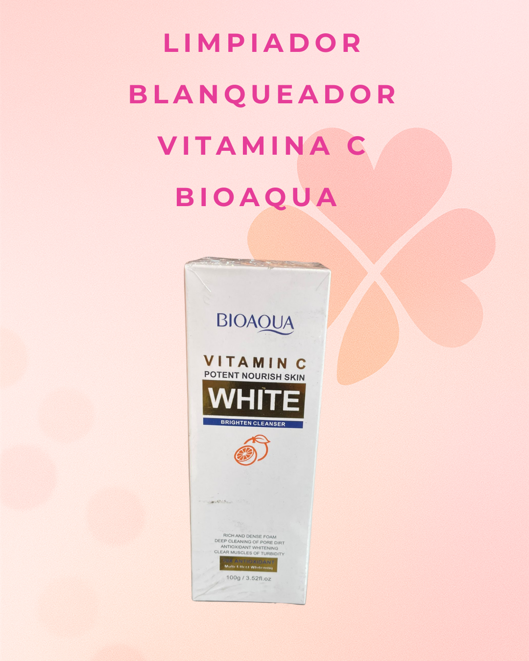 Limpiador blanqueador vitamina C Bioaqua