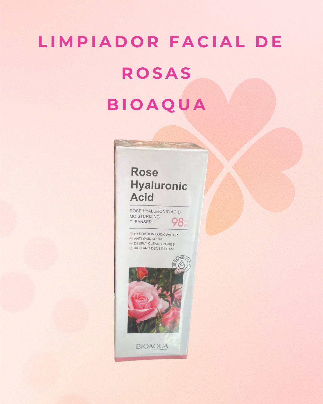 Limpiador facial de rosas  Bioaqua