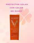 Protector solar con color  Dr davey