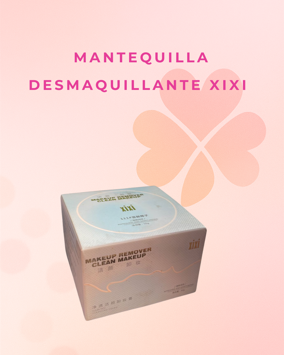 Mantequilla desmaquillante xixi