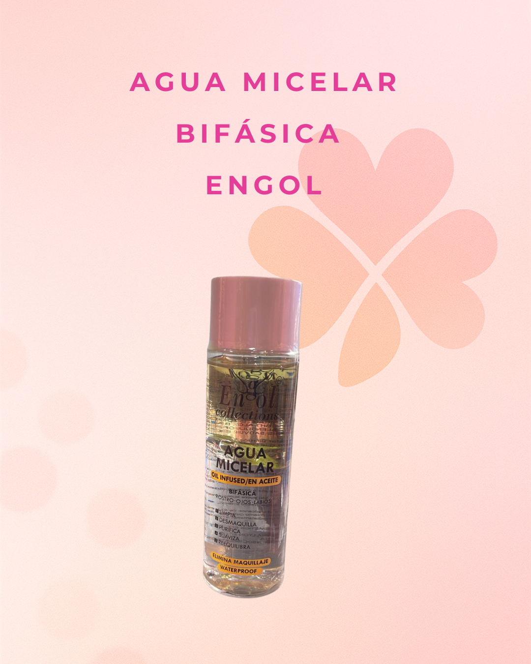 Agua micelar bifásica  Engol