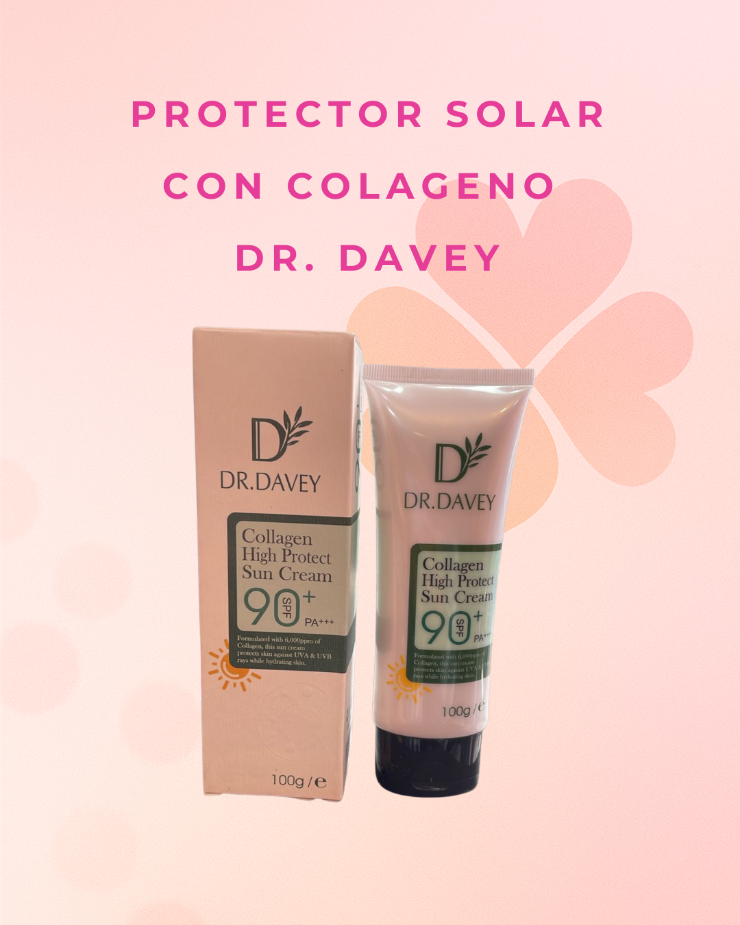 Protector solar con colageno  Dr. Davey