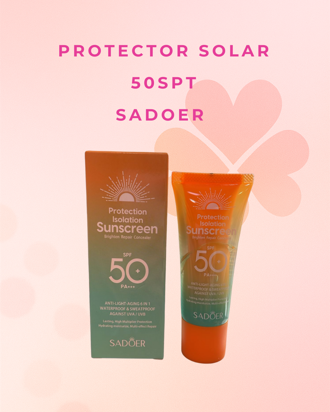 Protector solar 50spt Sadoer