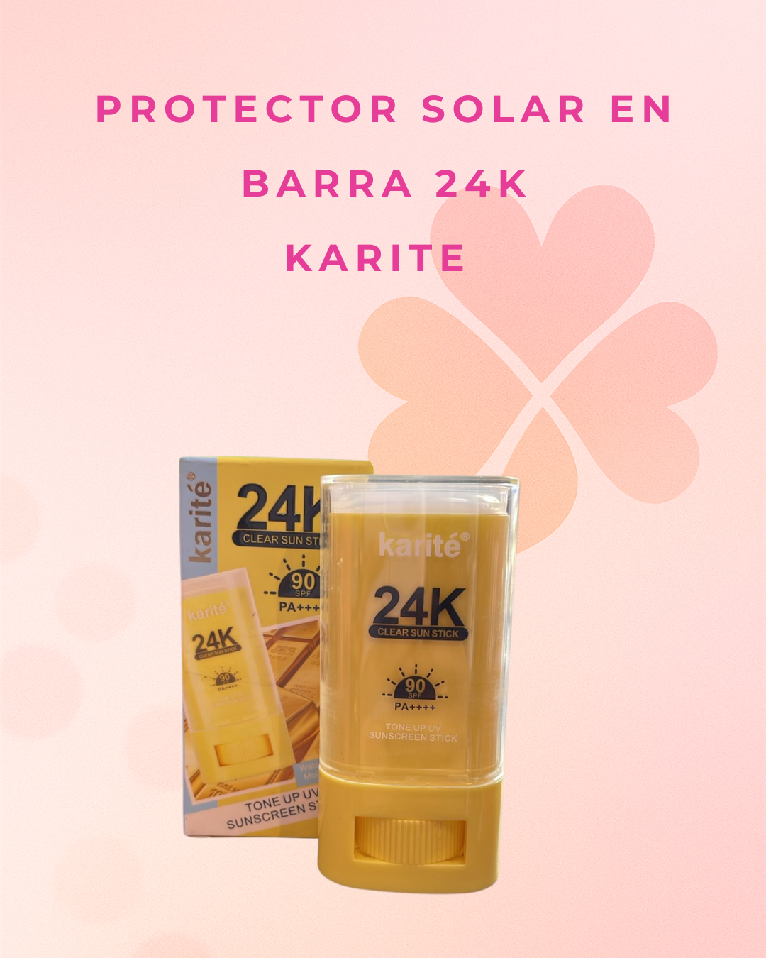 Protector Solar en Barra 24K Karité