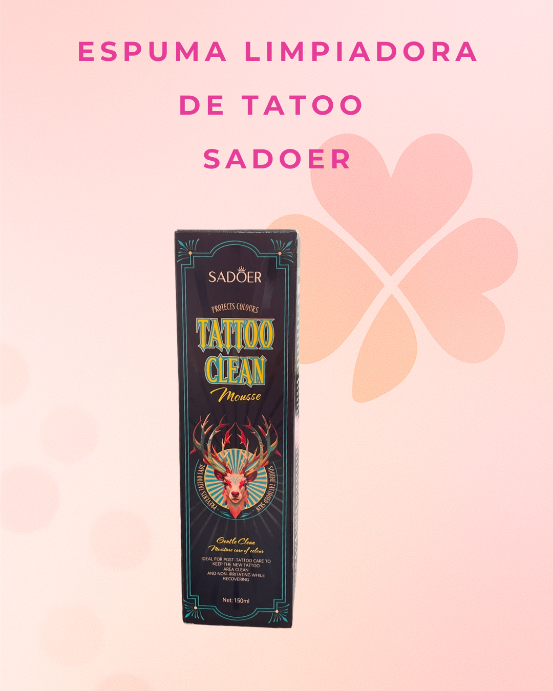 Espuma limpiadora de tatoo  Sadoer