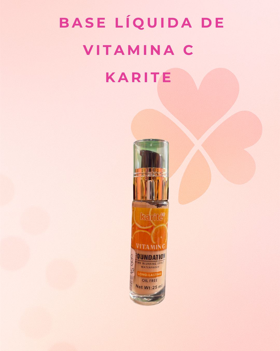 Base líquida de vitamina C  Karite