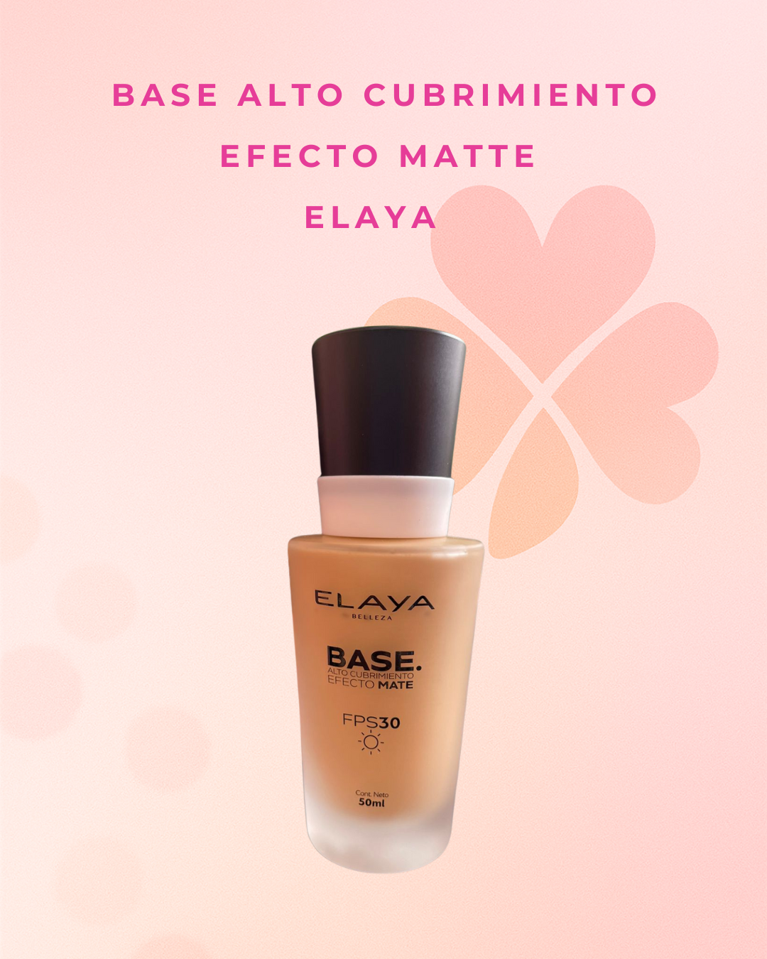 Base de Alto Cubrimiento Efecto Matte