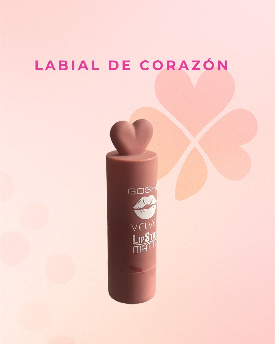 Labial de corazón