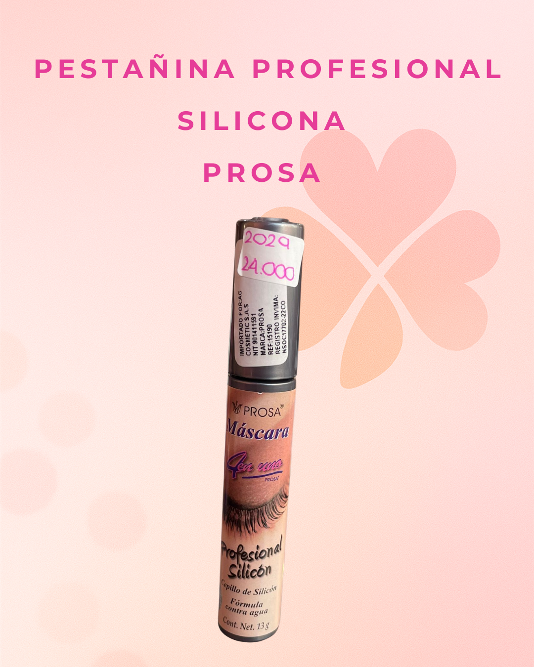 Pestañina profesional silicona  Prosa
