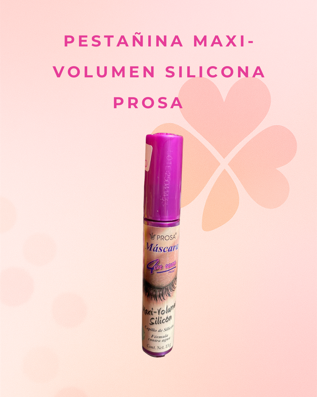 Pestañina maxi-volumen silicona Prosa