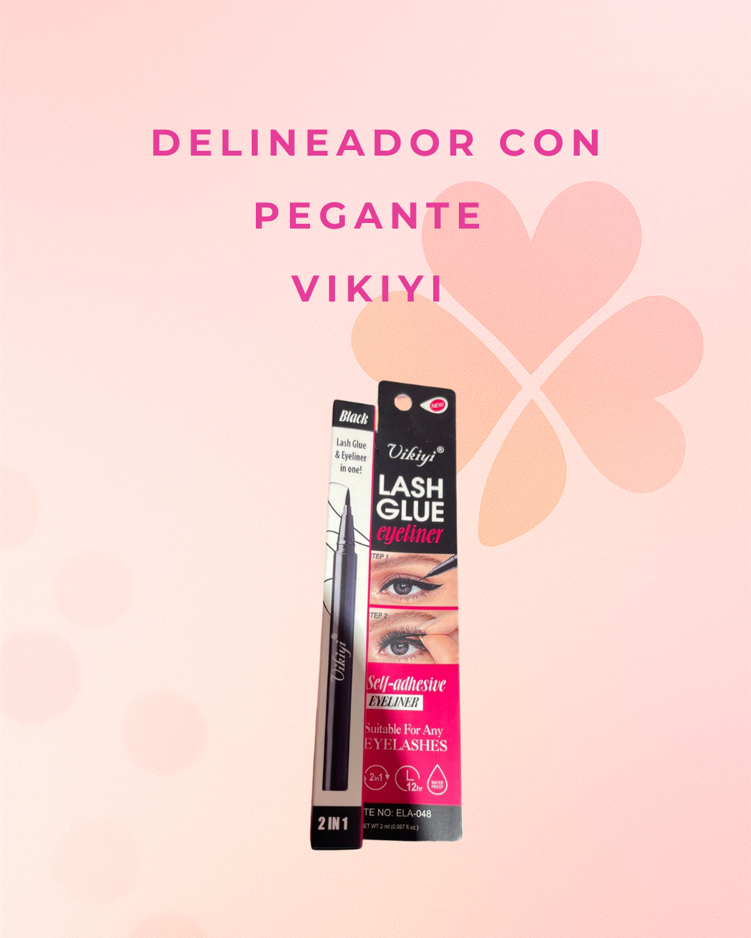 Delineador con pegante  Vikiyi