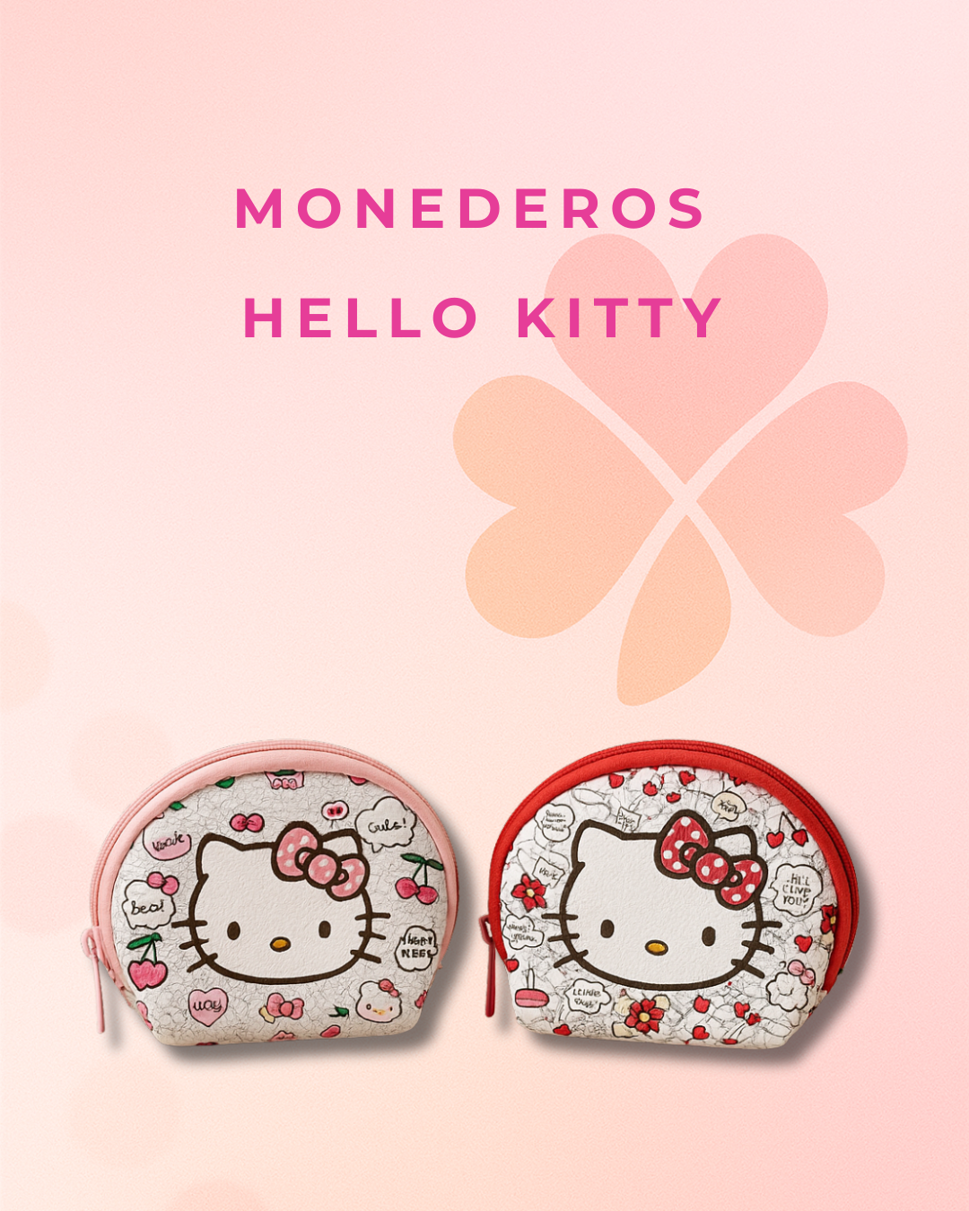 MONEDEROS HELLO KITTY