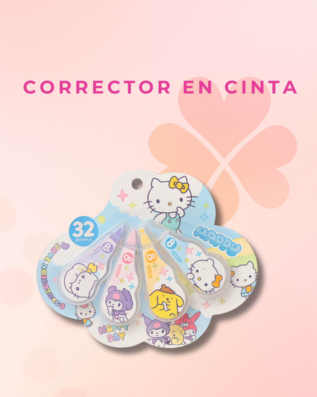 Corrector en cinta